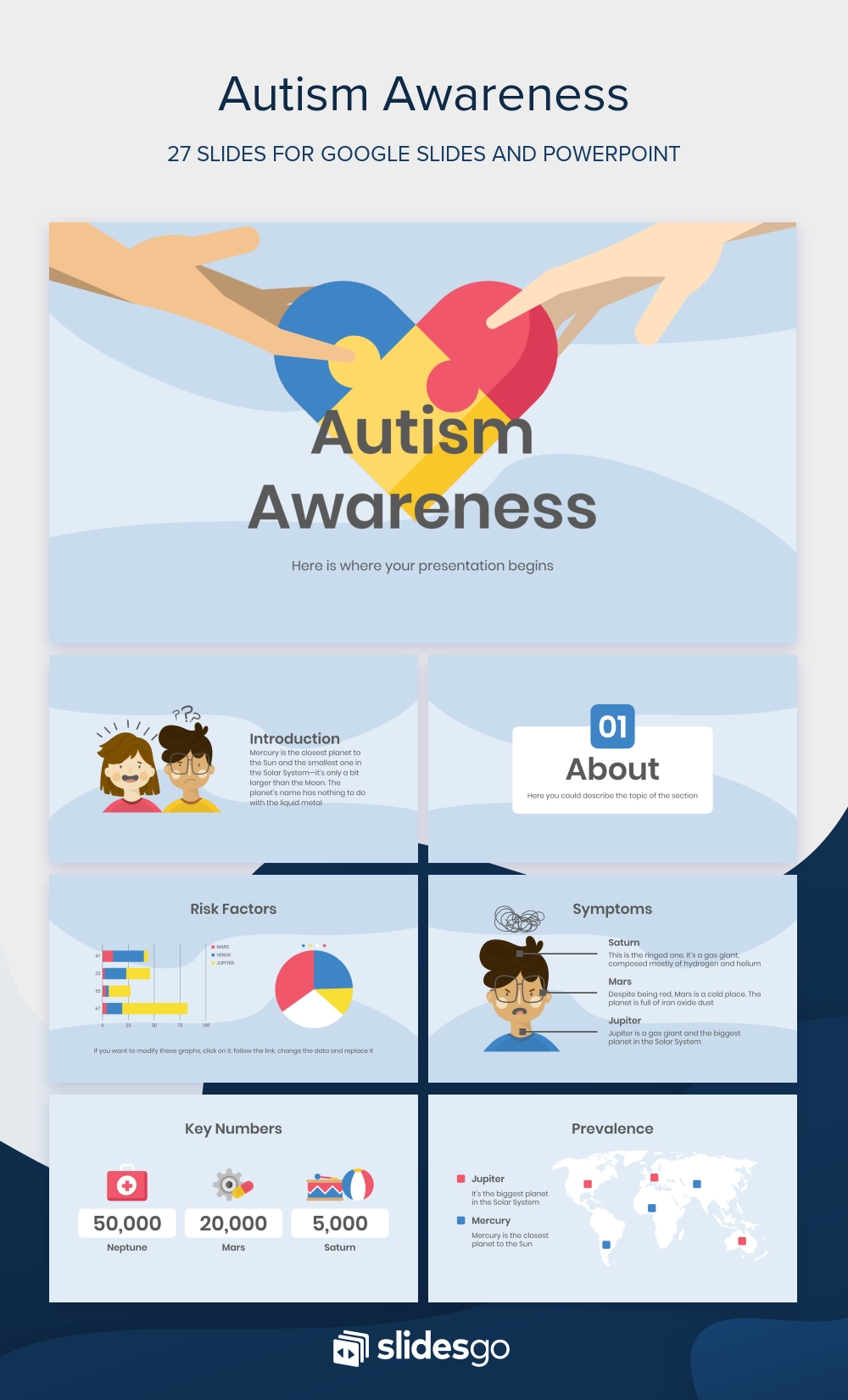 Autism Awareness Google Slides And PowerPoint Template