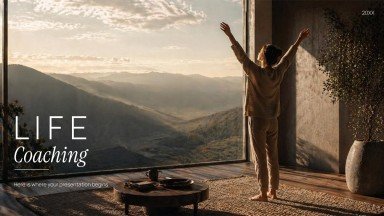 Lebenscoaching Präsentationsvorlage
