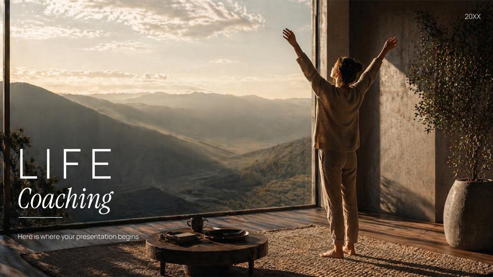 Lebenscoaching Präsentationsvorlage