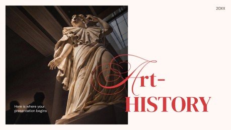 Kunstgeschichte Präsentationsvorlage