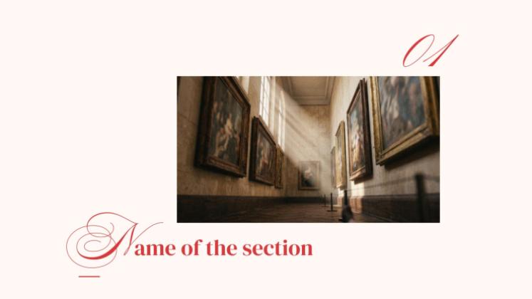 Kunstgeschichte Präsentationsvorlage