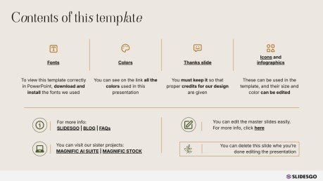 Culinary Innovation presentation template 