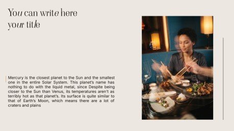 Culinary Innovation presentation template 