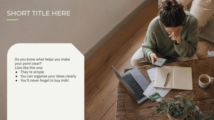Personal Finance presentation template 