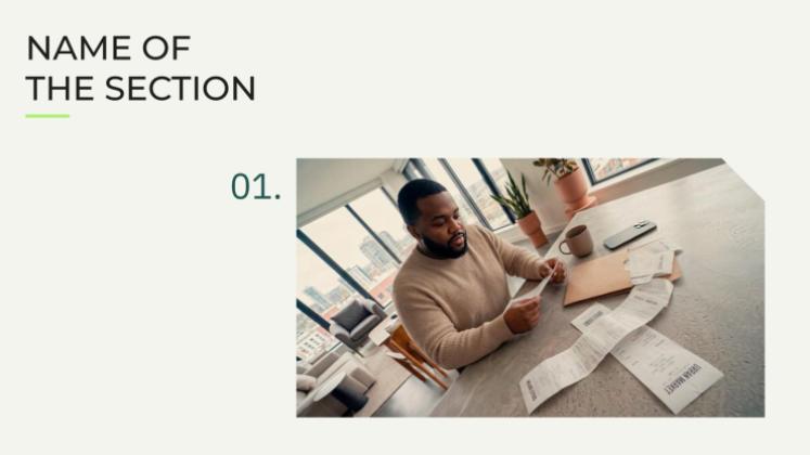 Personal Finance presentation template 