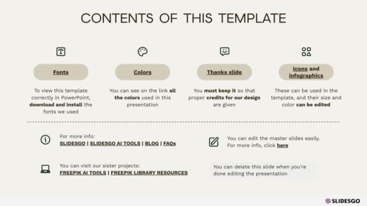 Community Service Hub presentation template 