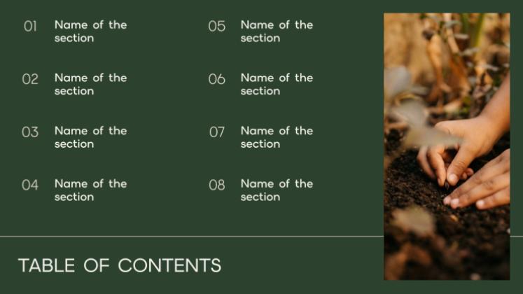 Community Service Hub presentation template 