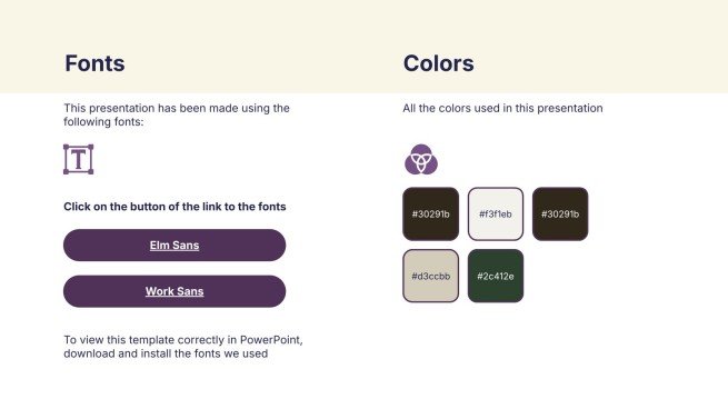 Community Service Hub presentation template 