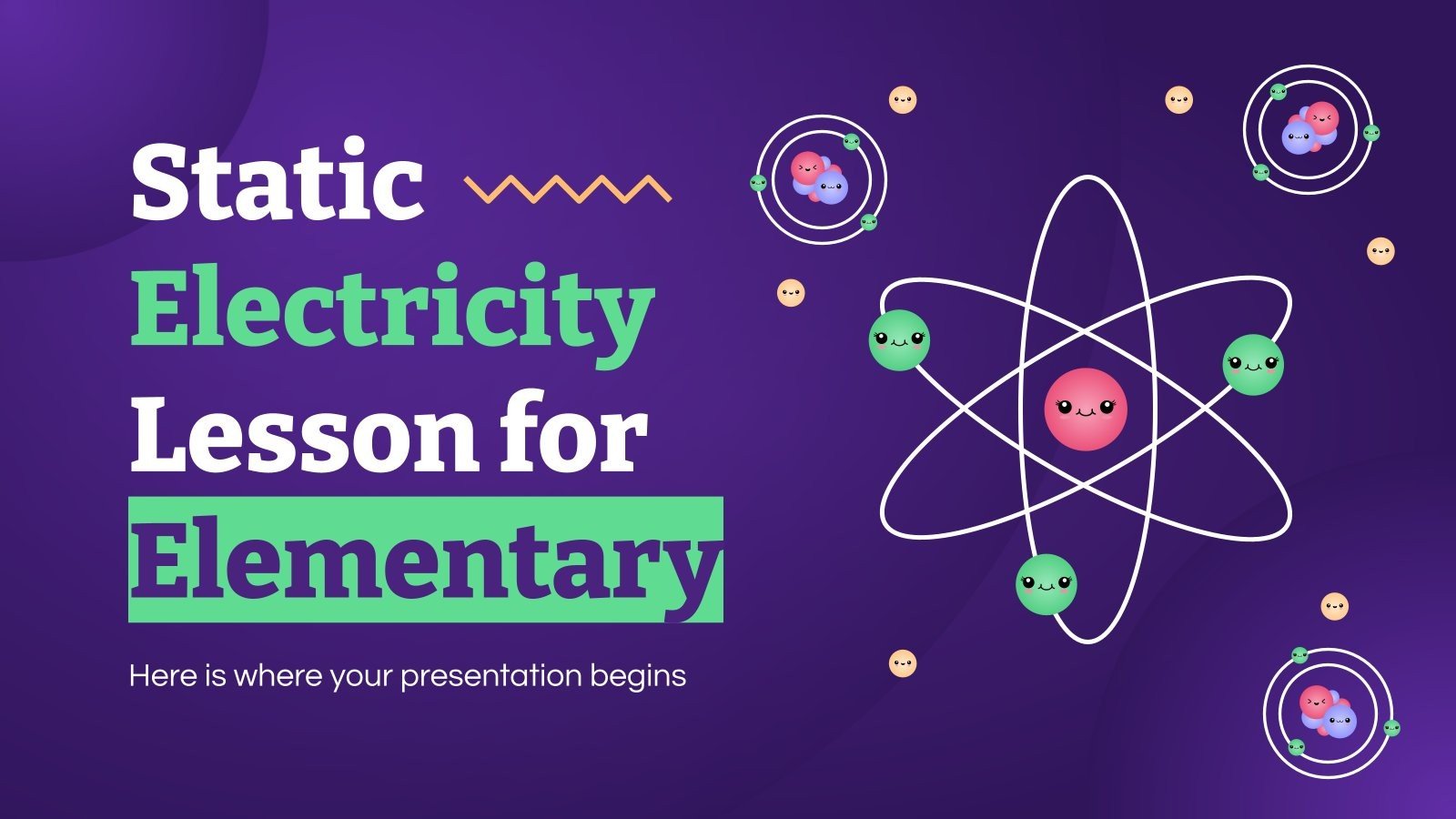 Static Electricity Lesson for Elementary Google Slides & PPT