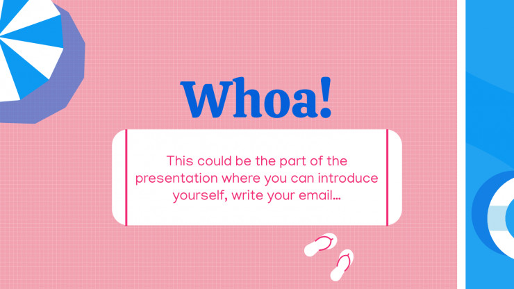 Welcome, Summer! presentation template