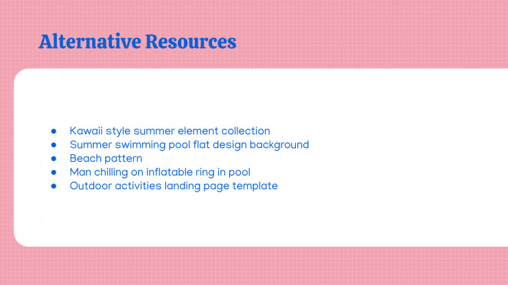 Welcome, Summer! presentation template