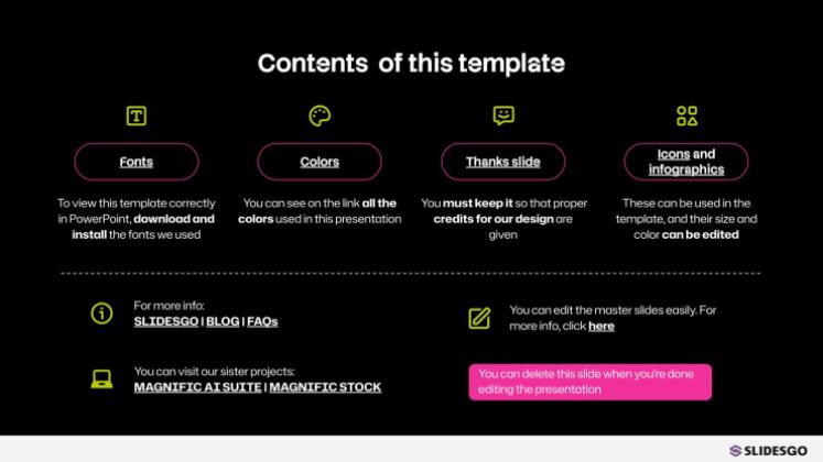 AI Technology presentation template 