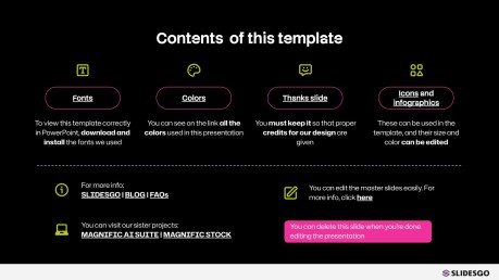 AI Technology presentation template 