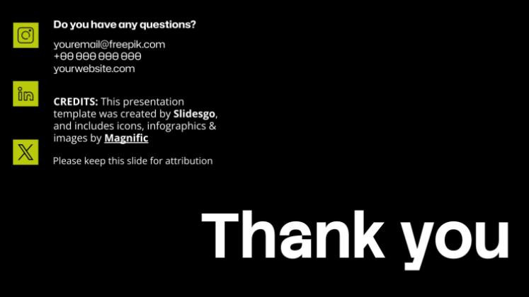 AI Technology presentation template 