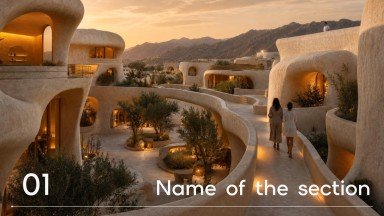 Futuristic Cityscapes presentation template 