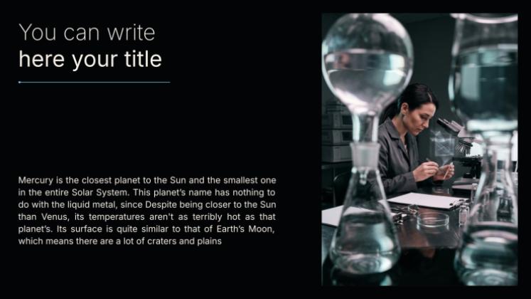 Science Studio presentation template 