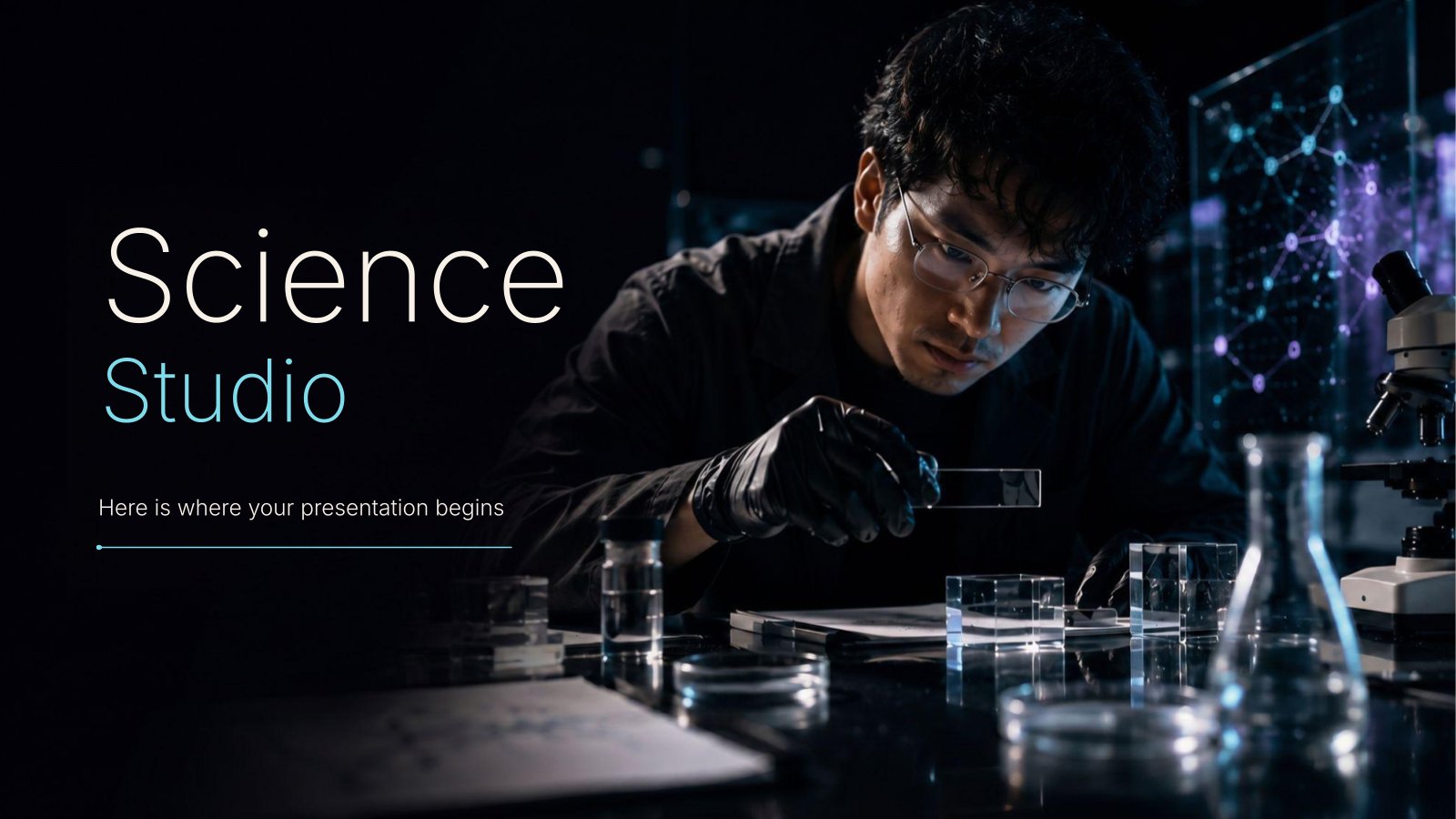 Science Studio presentation template 