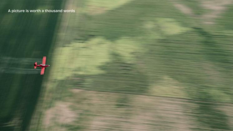 Modelo de apresentação Infográfico sobre agricultura
