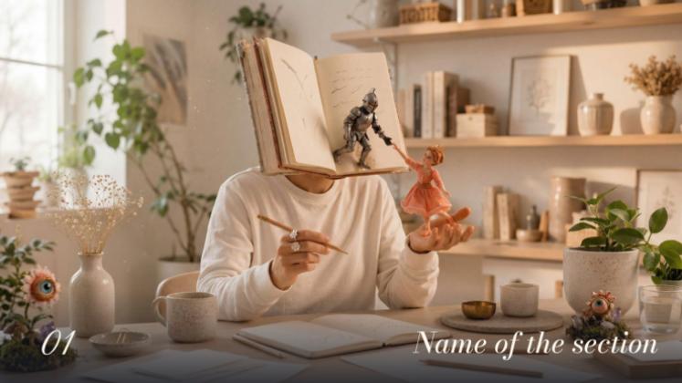Creative Writing presentation template 
