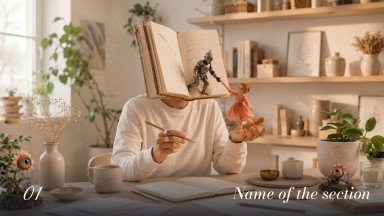 Creative Writing presentation template 