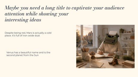 Creative Writing presentation template 