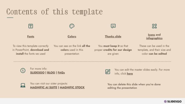 Graphic Design Trends presentation template 
