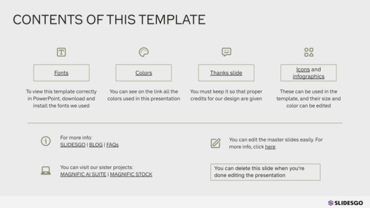 Sport Nutrition Hub presentation template 