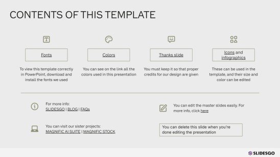 Sport Nutrition Hub presentation template 