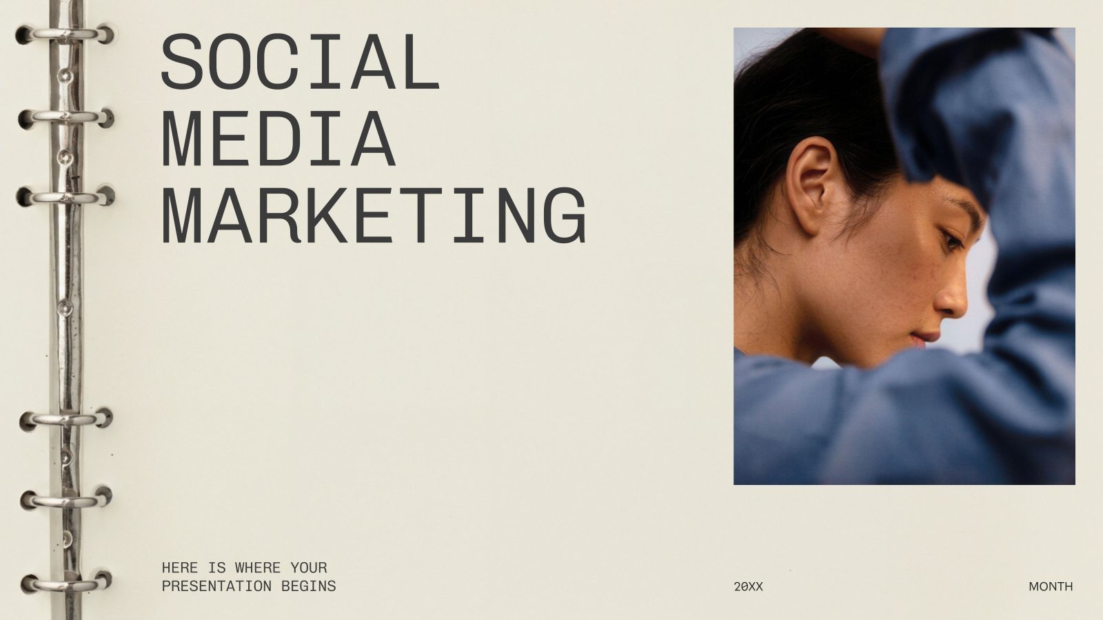 Social-Media-Marketing Präsentationsvorlage