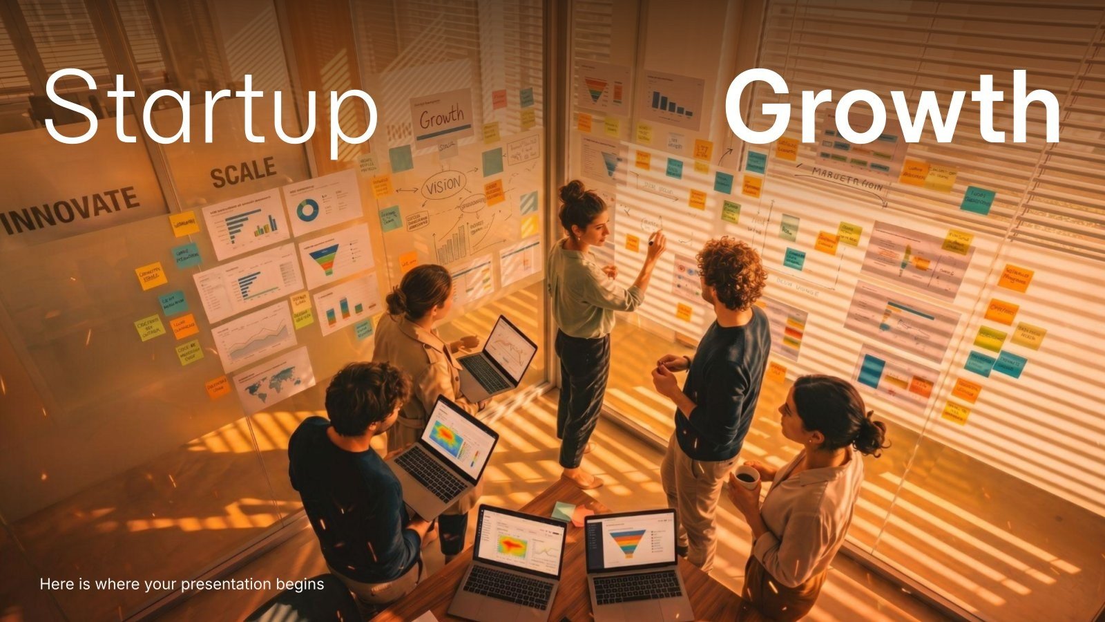 Croissance des startups Modèles de présentation