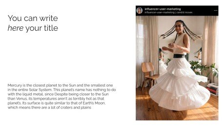 Influencer Marketing Portfolio presentation template 