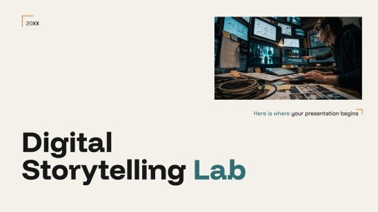Free Google Slides and PowerPoint templates about Storytelling