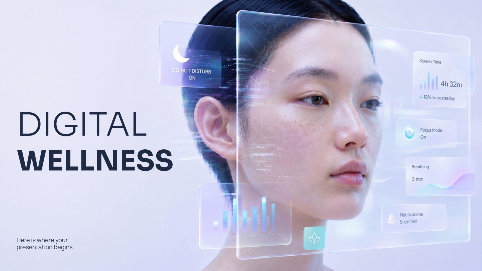 Digital Wellness presentation template 