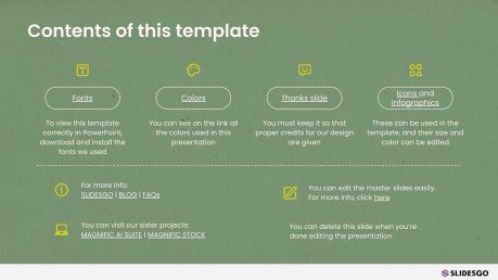 Culinary Sustainability presentation template 