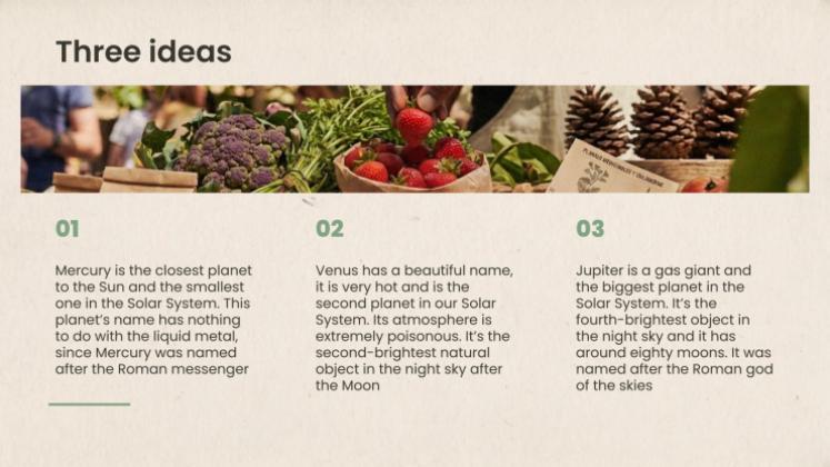 Culinary Sustainability presentation template 