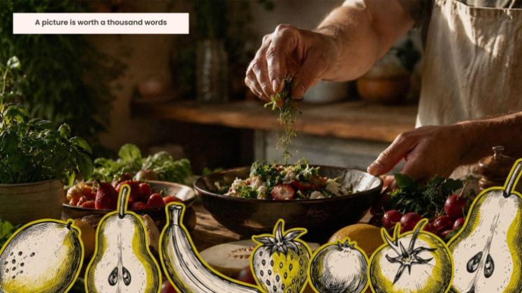 Culinary Sustainability presentation template 