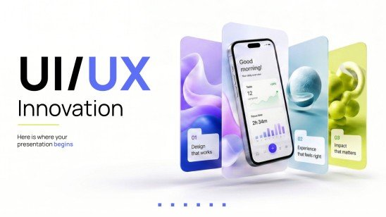 UI/UX Innovation presentation template 
