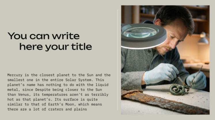Cultural Heritage Preservation presentation template 