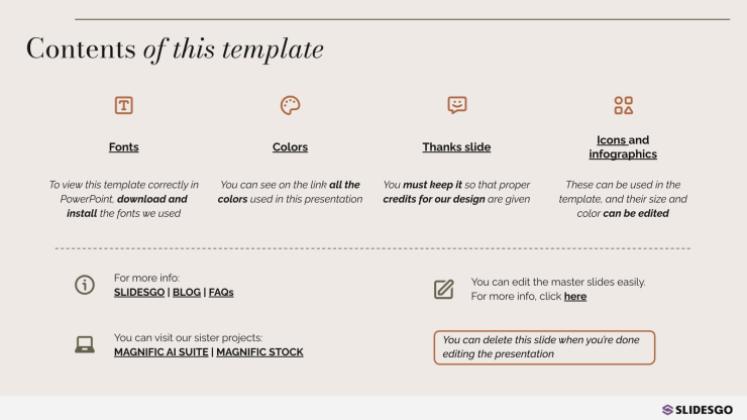 Boho Style Trend presentation template 