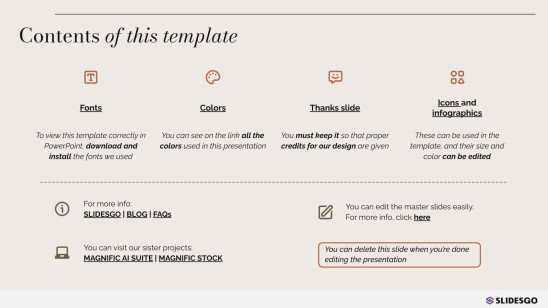 Boho Style Trend presentation template 