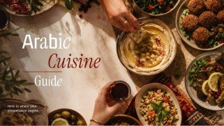 Arabic Cuisine Guide presentation template 