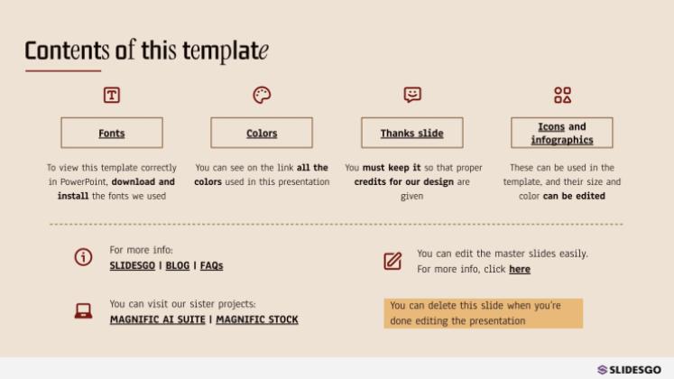 Arabic Cuisine Guide presentation template 