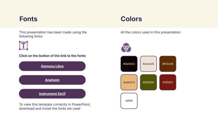 Arabic Cuisine Guide presentation template 