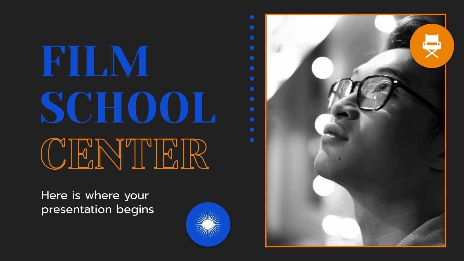 Film School Center presentation template 