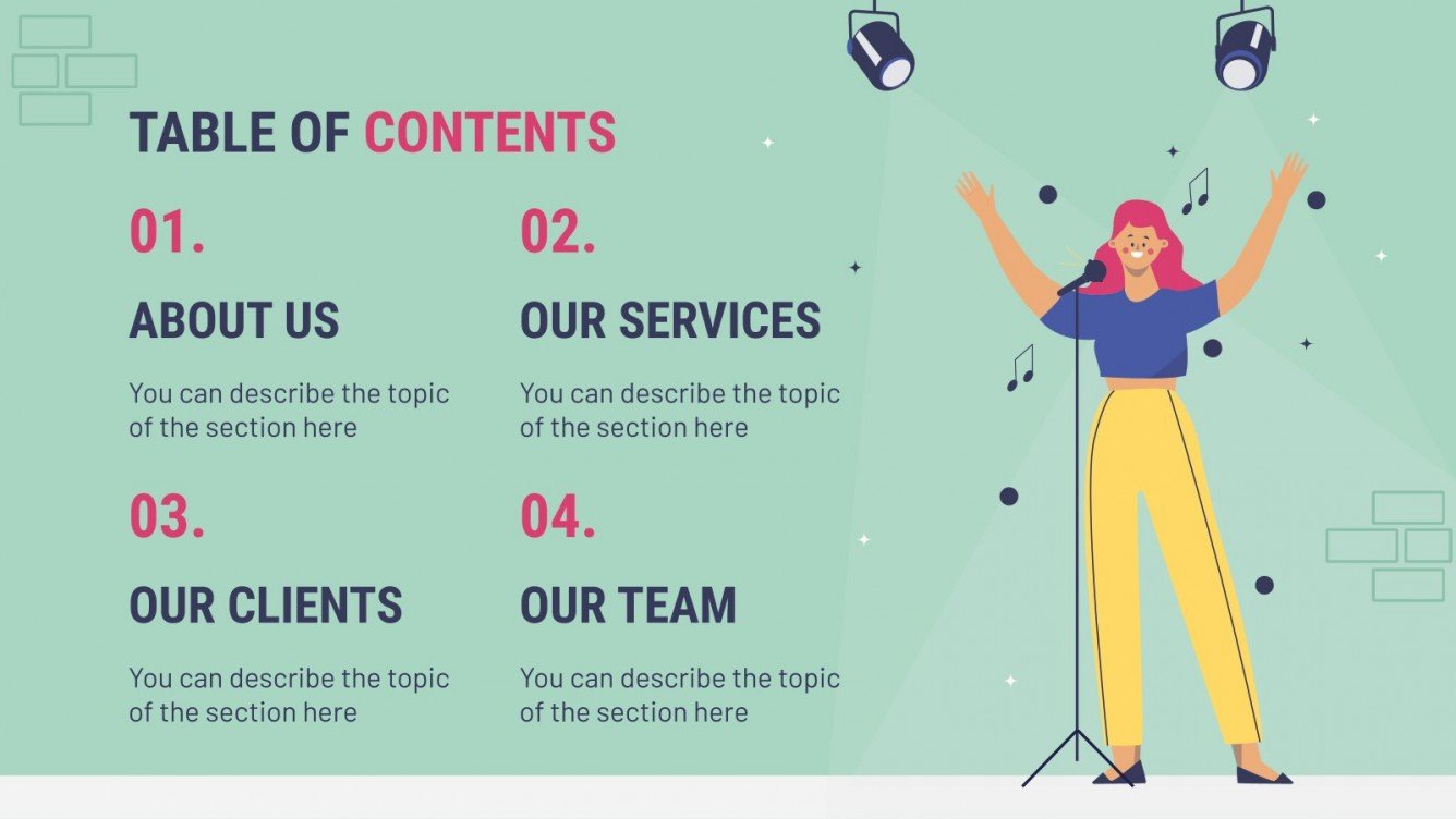 Creative Talent Agency Google Slides & PowerPoint