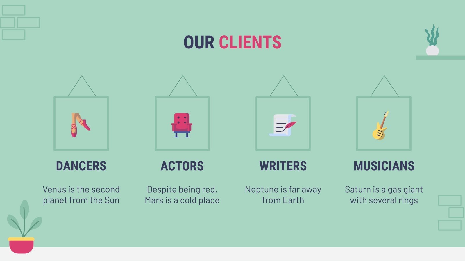 Creative Talent Agency Google Slides & PowerPoint