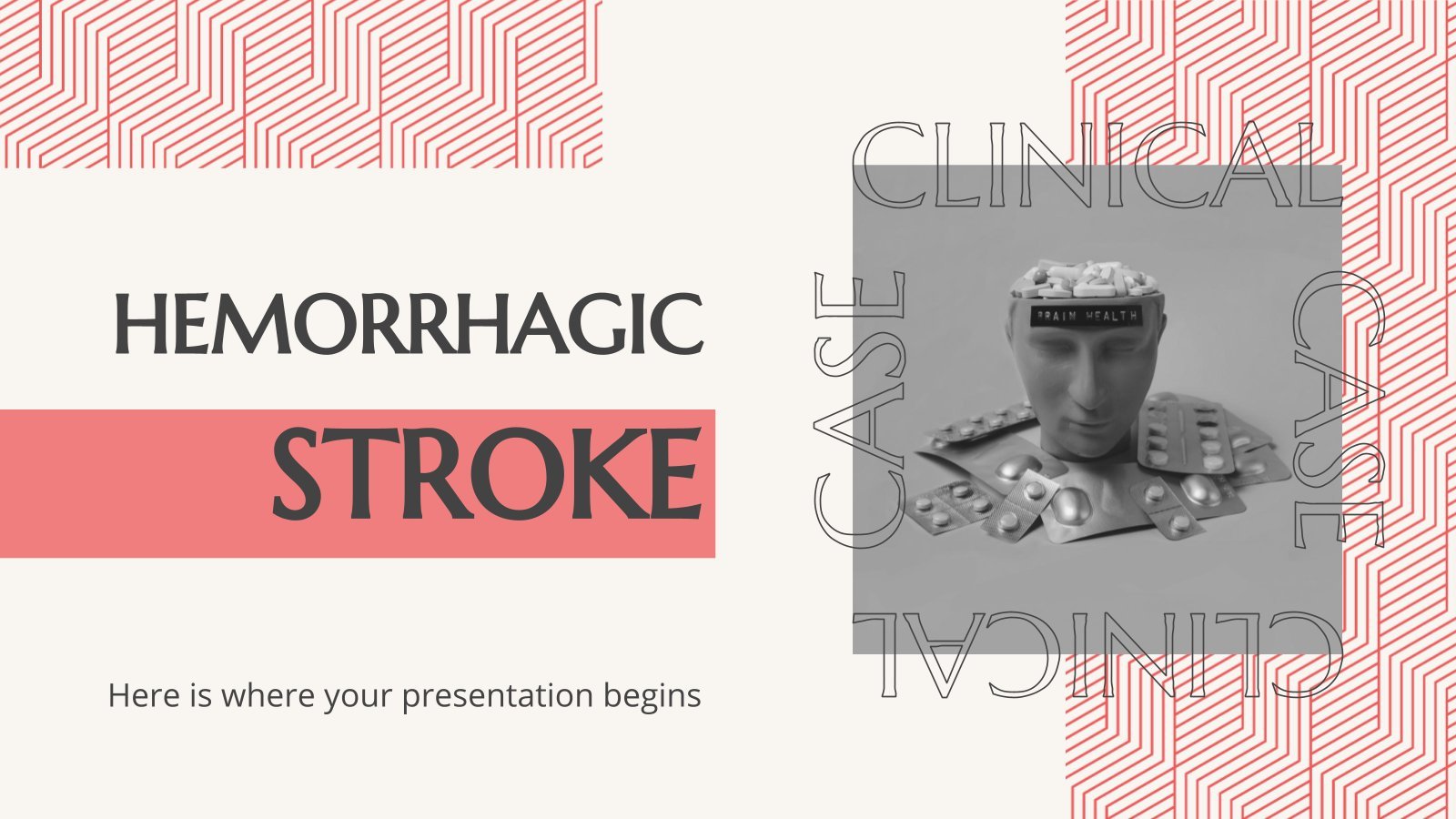 Hemorrhagic Stroke Clinical Case presentation template 