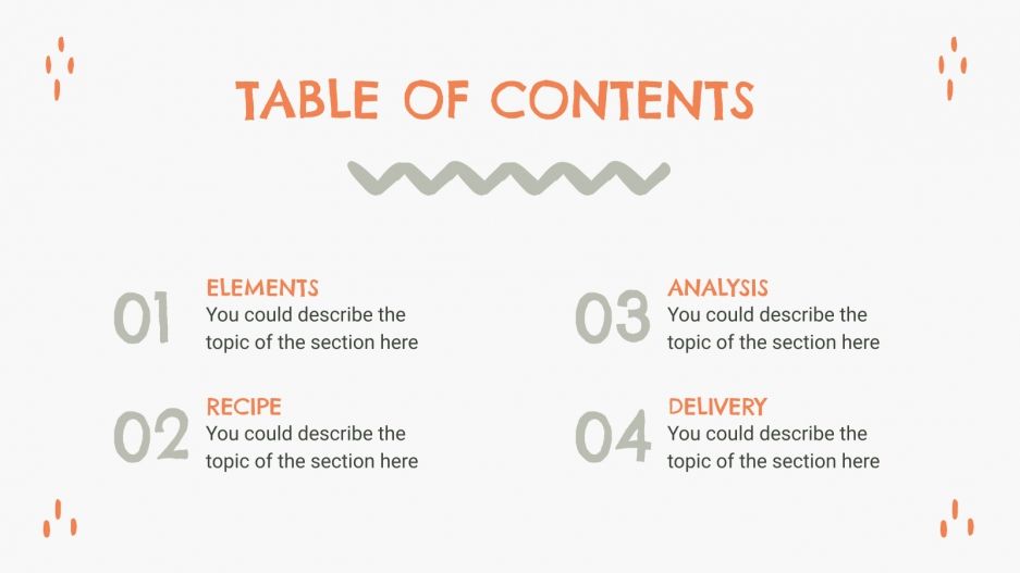 Food Recipe Google Slides theme and PowerPoint template