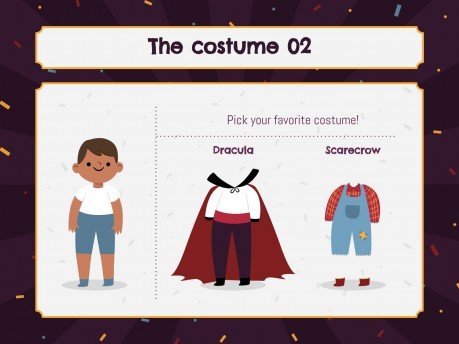 Choose Your Carnival Costume! presentation template 