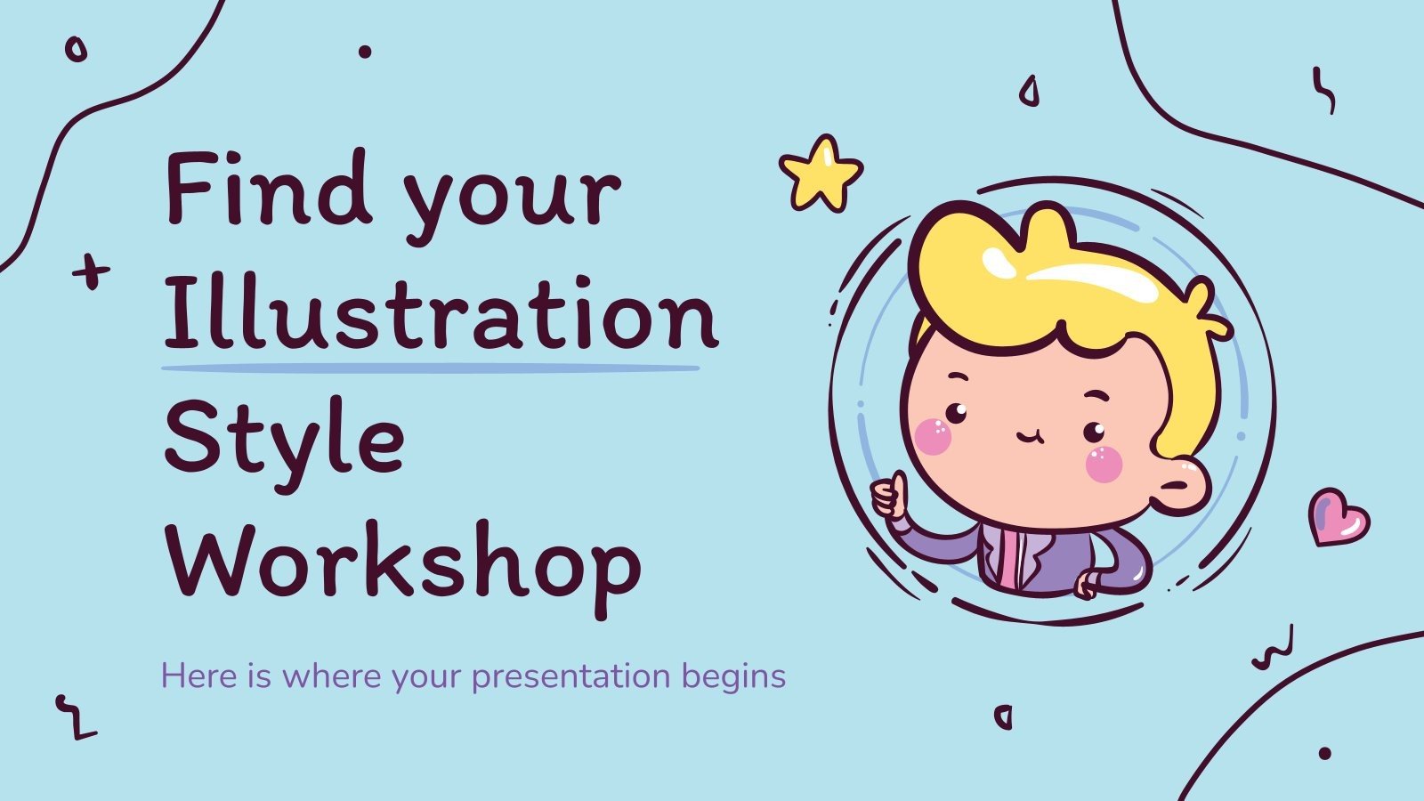 Atelier : Trouvez votre style d’illustration Modèles de présentation